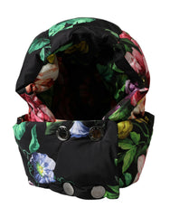 Dolce & Gabbana Black Floral Print Whole Head Wrap Hat -   -  Dolce & Gabbana.