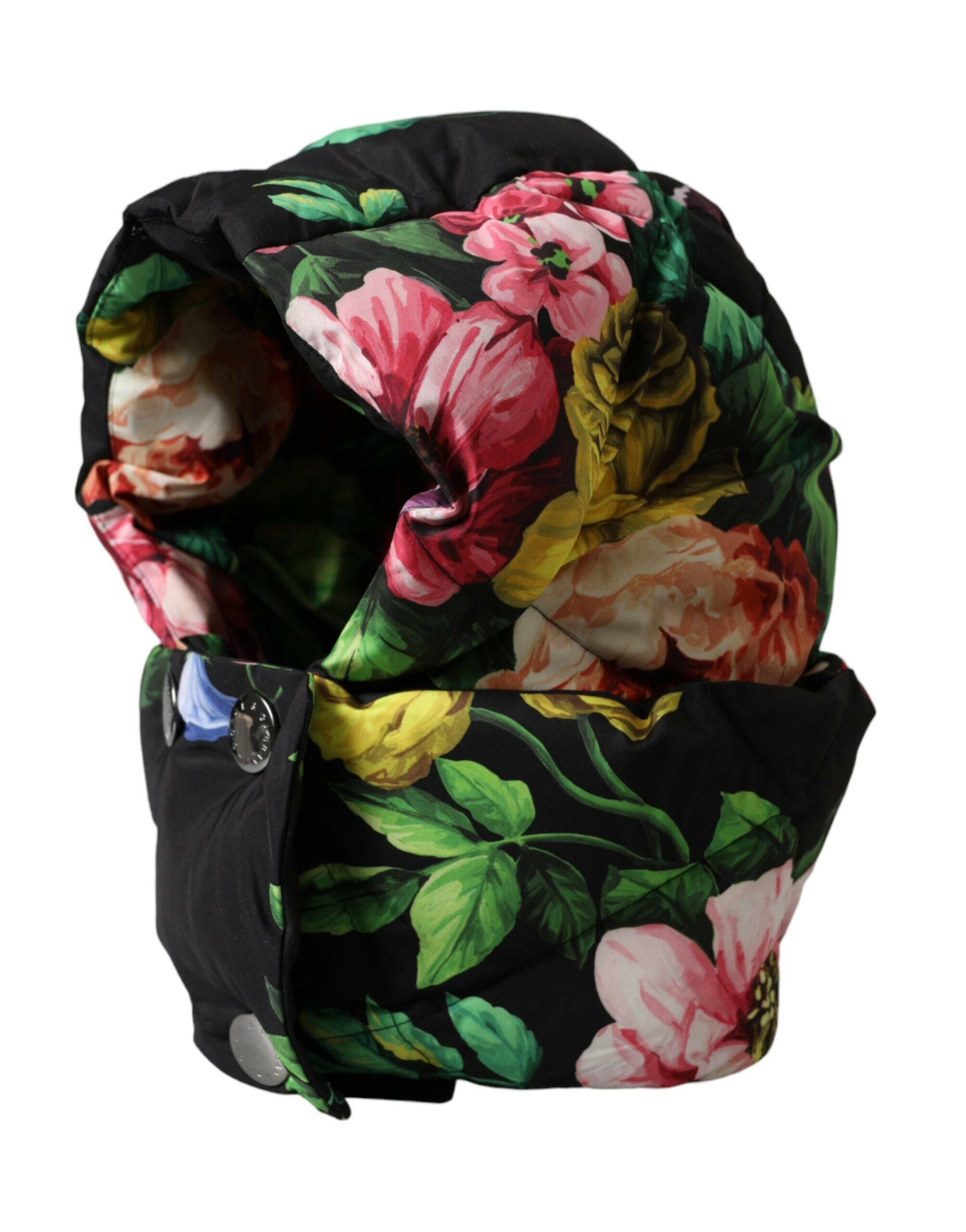 Dolce & Gabbana Black Floral Print Whole Head Wrap Hat -   -  Dolce & Gabbana. Dolce & Gabbana Black Floral Print Whole Head Wrap Hat -   -  Dolce & Gabbana.