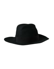 Dolce & Gabbana Black Rabbit Fedora Trilby Women Hat -   -  Dolce & Gabbana.