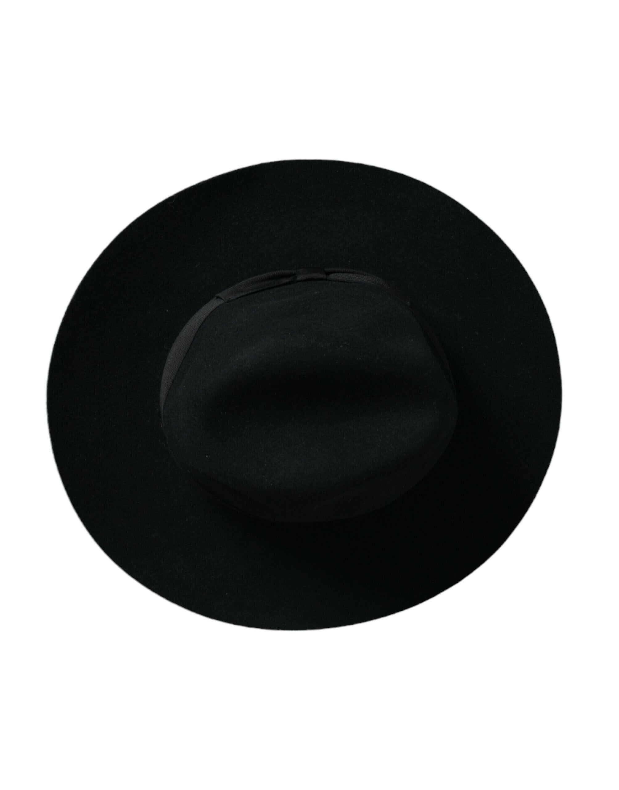 Dolce & Gabbana Black Rabbit Fedora Trilby Women Hat -   -  Dolce & Gabbana. Dolce & Gabbana Black Rabbit Fedora Trilby Women Hat -   -  Dolce & Gabbana.