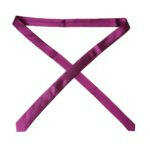 Dolce & Gabbana Purple Solid Satin Silk Adjustable Men Tie -  Neckties, Men -  Dolce & Gabbana.