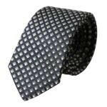 Dolce & Gabbana Black 100% Silk Patterned Adjustable Men Tie -  Neckties, Men -  Dolce & Gabbana.
