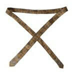 Dolce & Gabbana Yellow 100% Silk Wheel Print Adjustable Men Tie -  Neckties, Men -  Dolce & Gabbana.