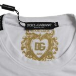 Dolce & Gabbana White Cotton Roundneck Short Sleeve T-shirt -   -  Dolce & Gabbana.