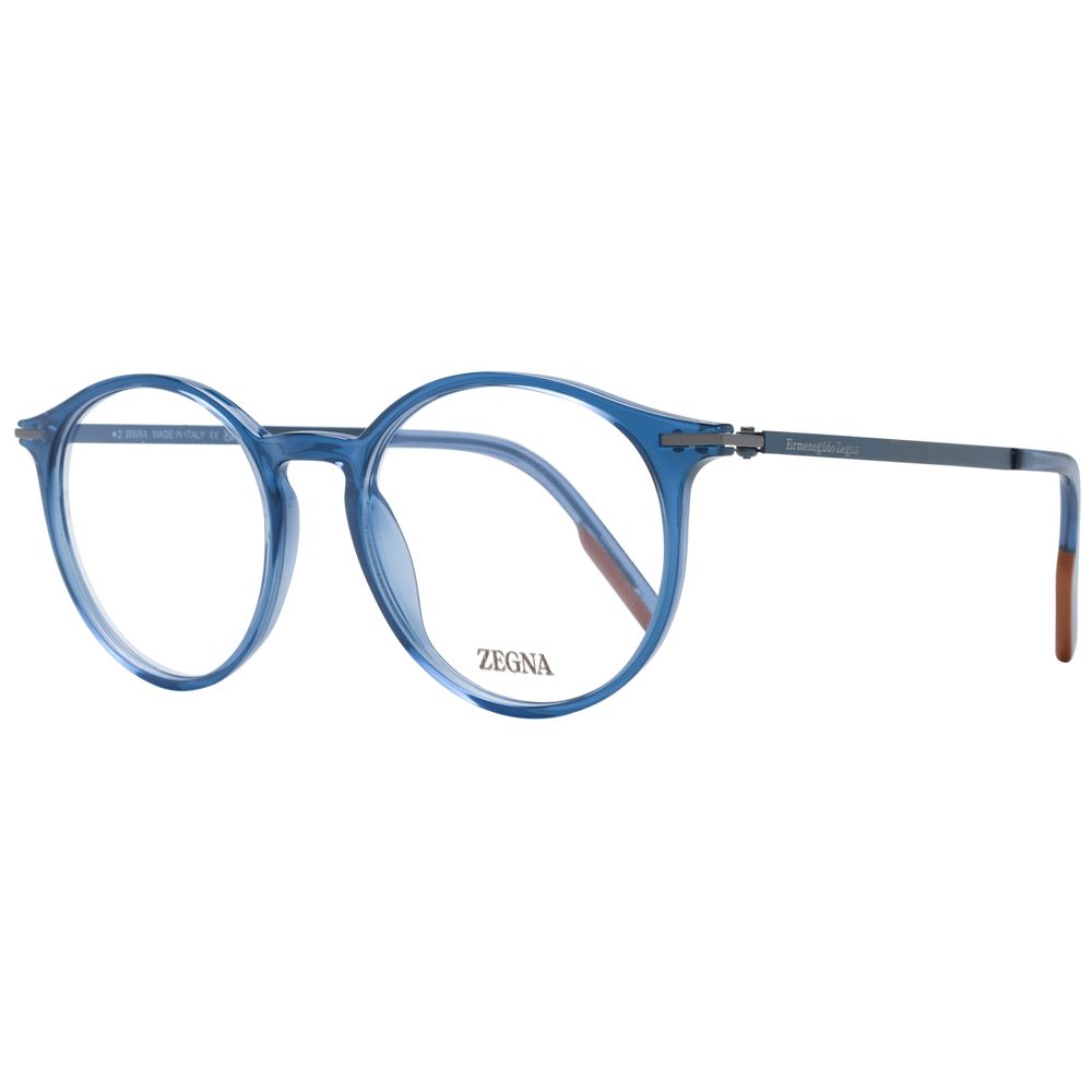 Ermenegildo Zegna Blue Men Glasses Frame - - Ermenegildo Zegna.