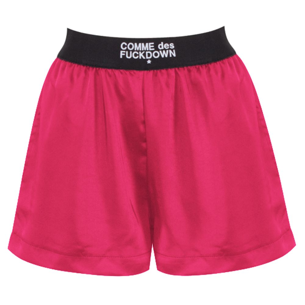 Comme Des Fuckdown Fuchsia Polyester Short -   -  Comme Des Fuckdown.