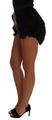 Dolce & Gabbana Black Mink Nutria Fur Mini Hot Pants -   -  Dolce & Gabbana.