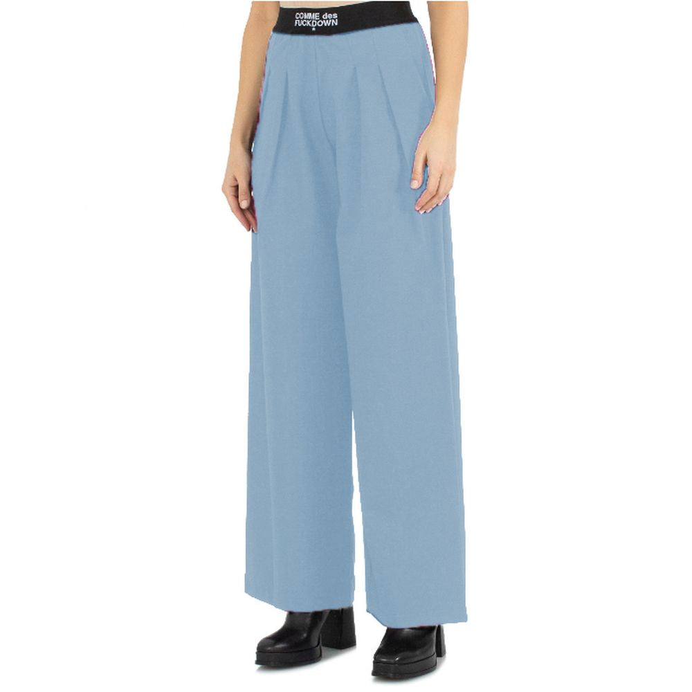 Comme Des Fuckdown Light Blue Polyester Women Palazzo Pants -   -  Comme Des Fuckdown. Comme Des Fuckdown Light Blue Polyester Women Palazzo Pants -   -  Comme Des Fuckdown.