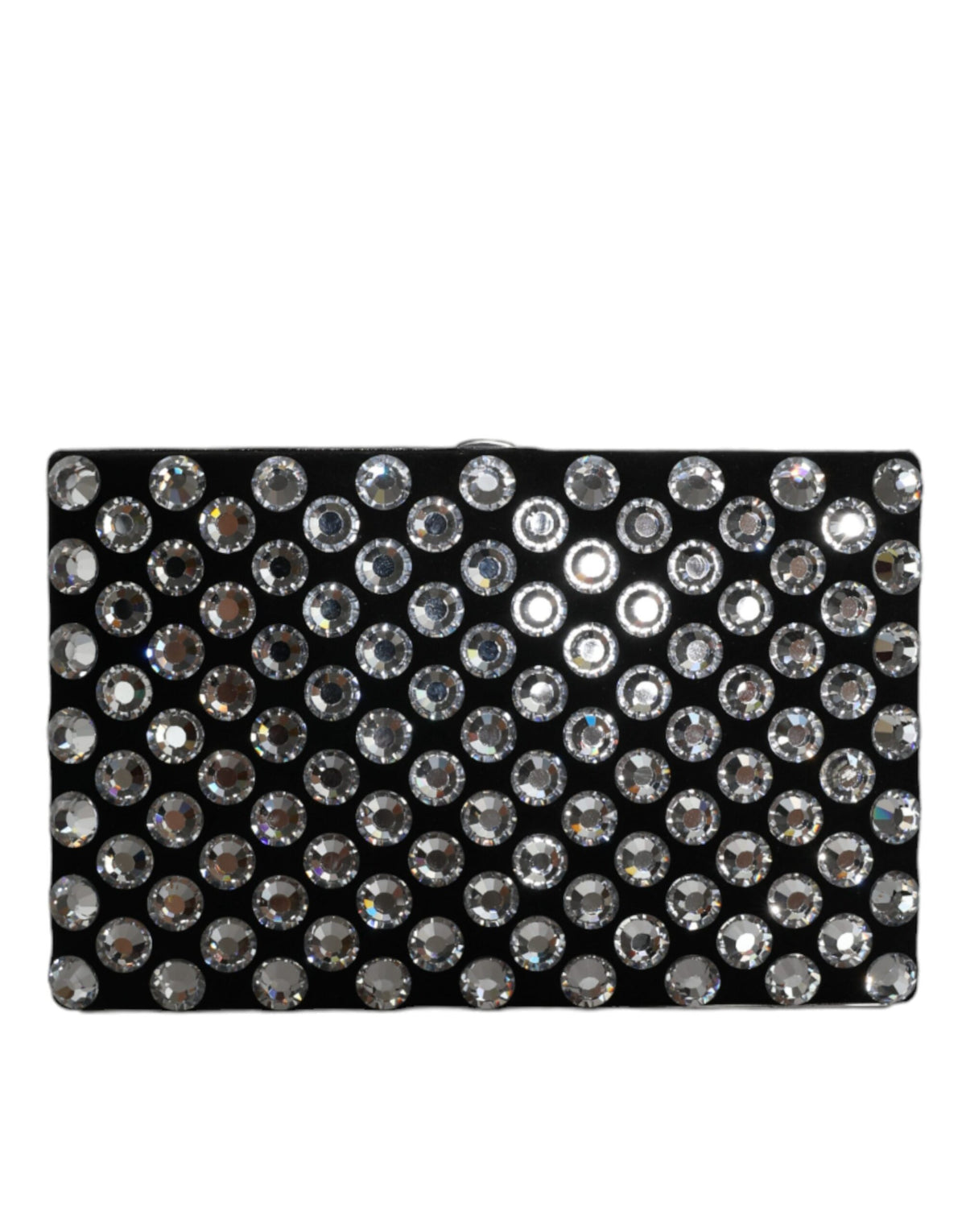 Dolce & Gabbana Black Velvet Crystal Clutch Evening Party Purse Bag -  Luxury Clutch Bag for Women -  Dolce & Gabbana.