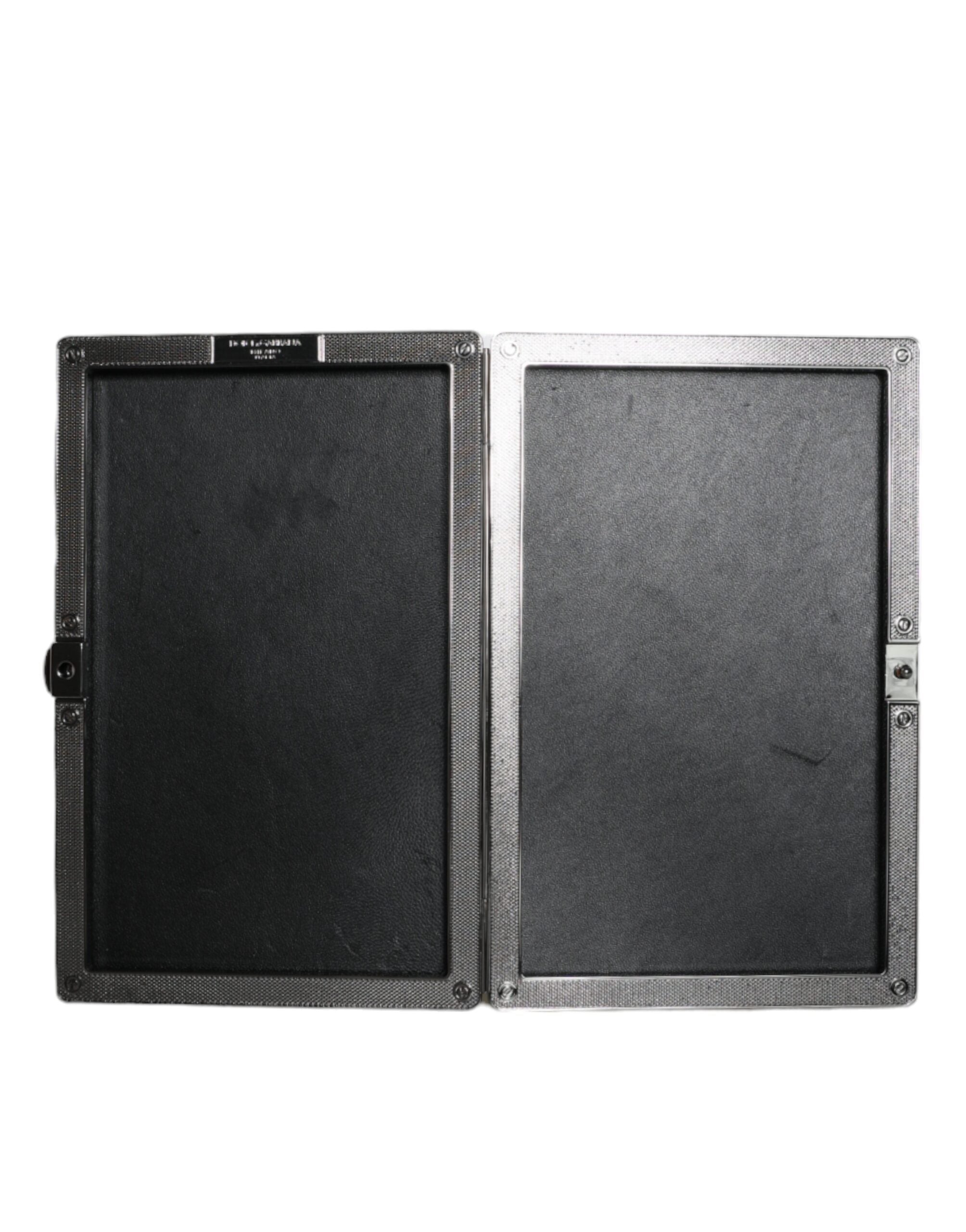 Dolce & Gabbana Black Velvet Crystal Clutch Evening Party Purse Bag -  Luxury Clutch Bag for Women -  Dolce & Gabbana. Dolce & Gabbana Black Velvet Crystal Clutch Evening Party Purse Bag -  Luxury Clutch Bag for Women -  Dolce & Gabbana.