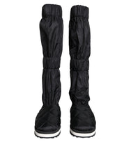 Dolce & Gabbana Black Quilted High Top Boots Sneakers Shoes -   -  Dolce & Gabbana.