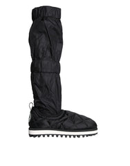 Dolce & Gabbana Black Quilted High Top Boots Sneakers Shoes -   -  Dolce & Gabbana.