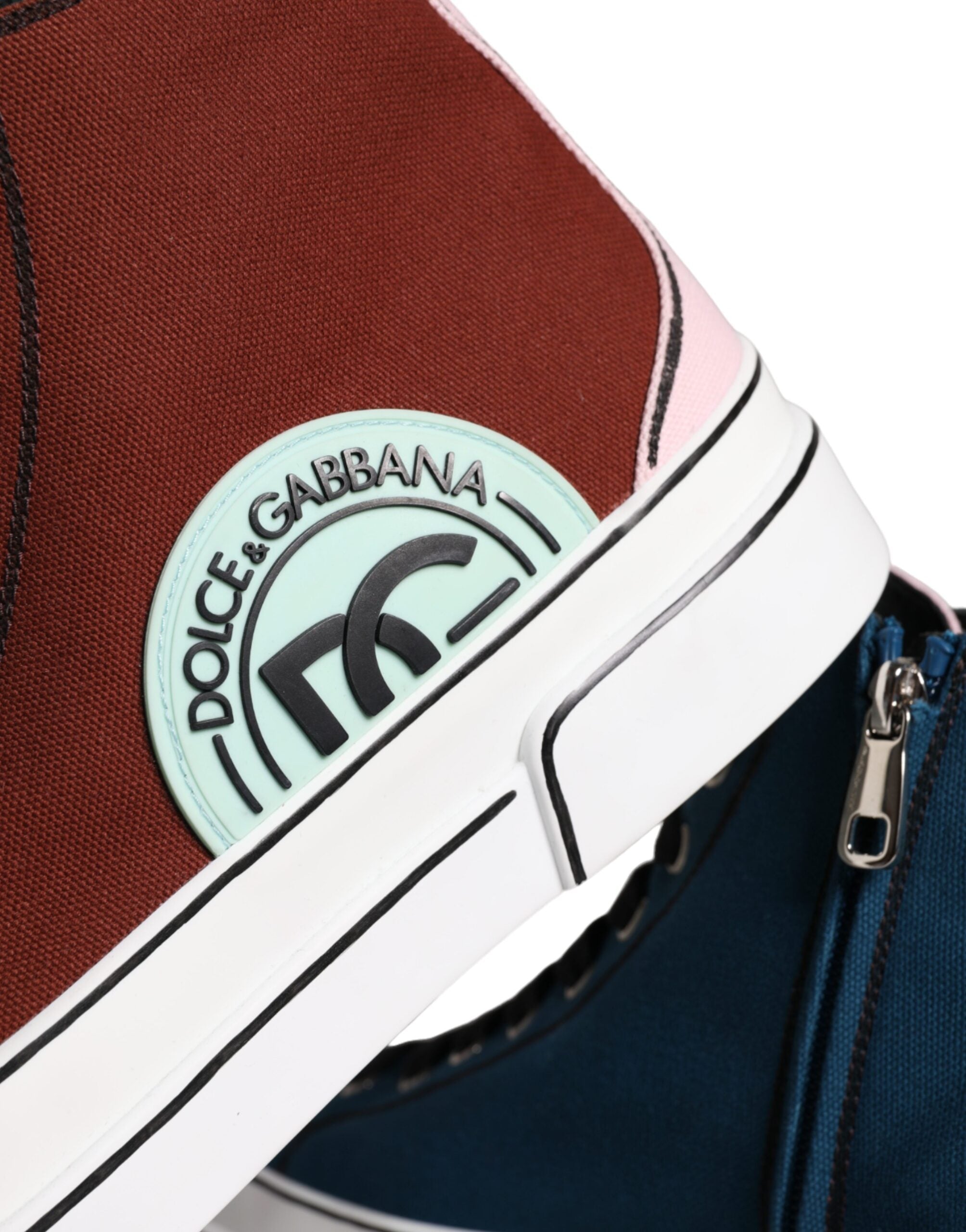 Dolce & Gabbana Multicolor Patchwork High Top Sneaker Shoes -   -  Dolce & Gabbana. Dolce & Gabbana Multicolor Patchwork High Top Sneaker Shoes -   -  Dolce & Gabbana.