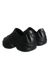 Dolce & Gabbana Black Foiled Rubber Toy Low Top Sneakers Shoes -   -  Dolce & Gabbana.