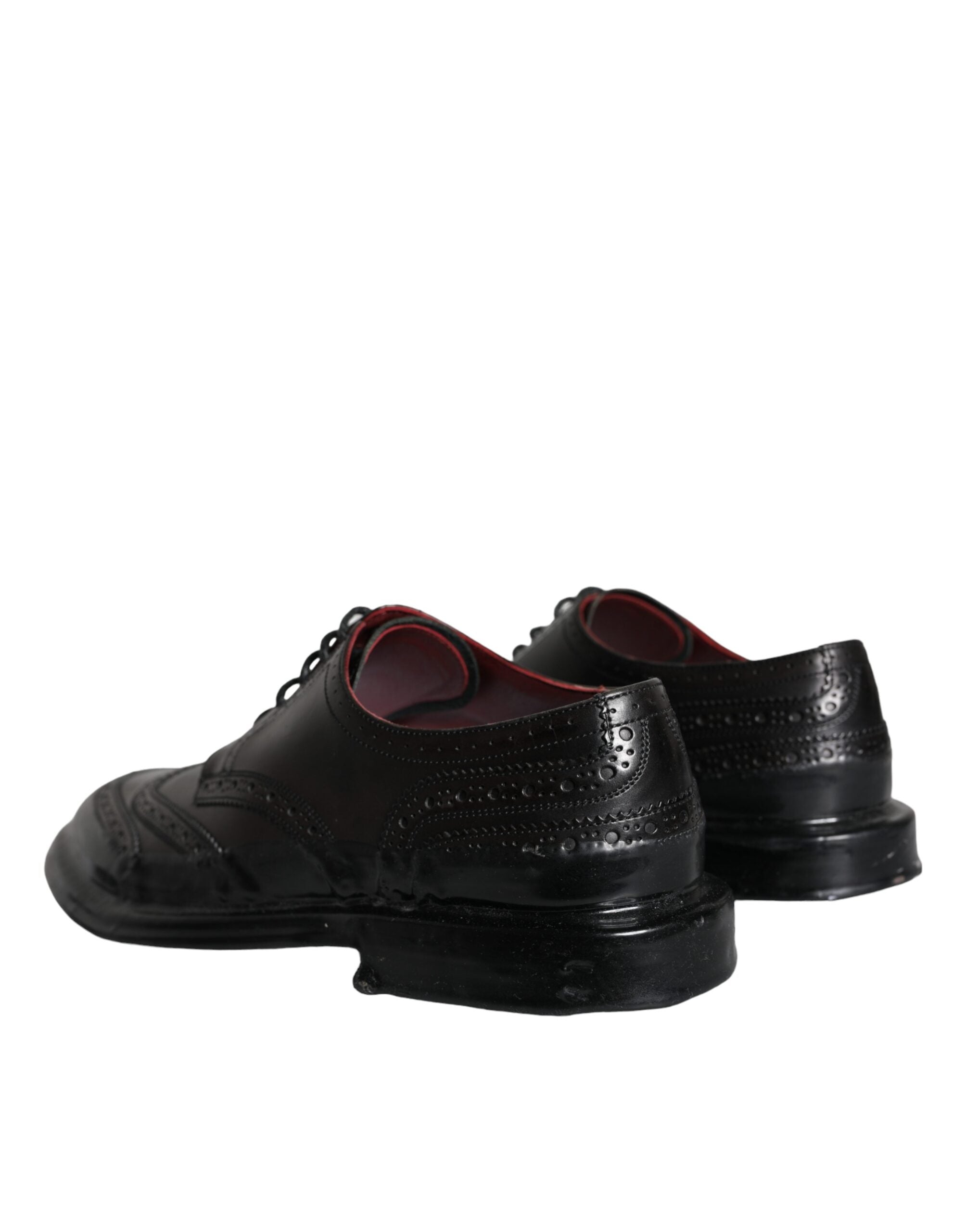 Dolce & Gabbana Black Leather Oxford Wingtip Formal Men Shoes -   -  Dolce & Gabbana. Dolce & Gabbana Black Leather Oxford Wingtip Formal Men Shoes -   -  Dolce & Gabbana.