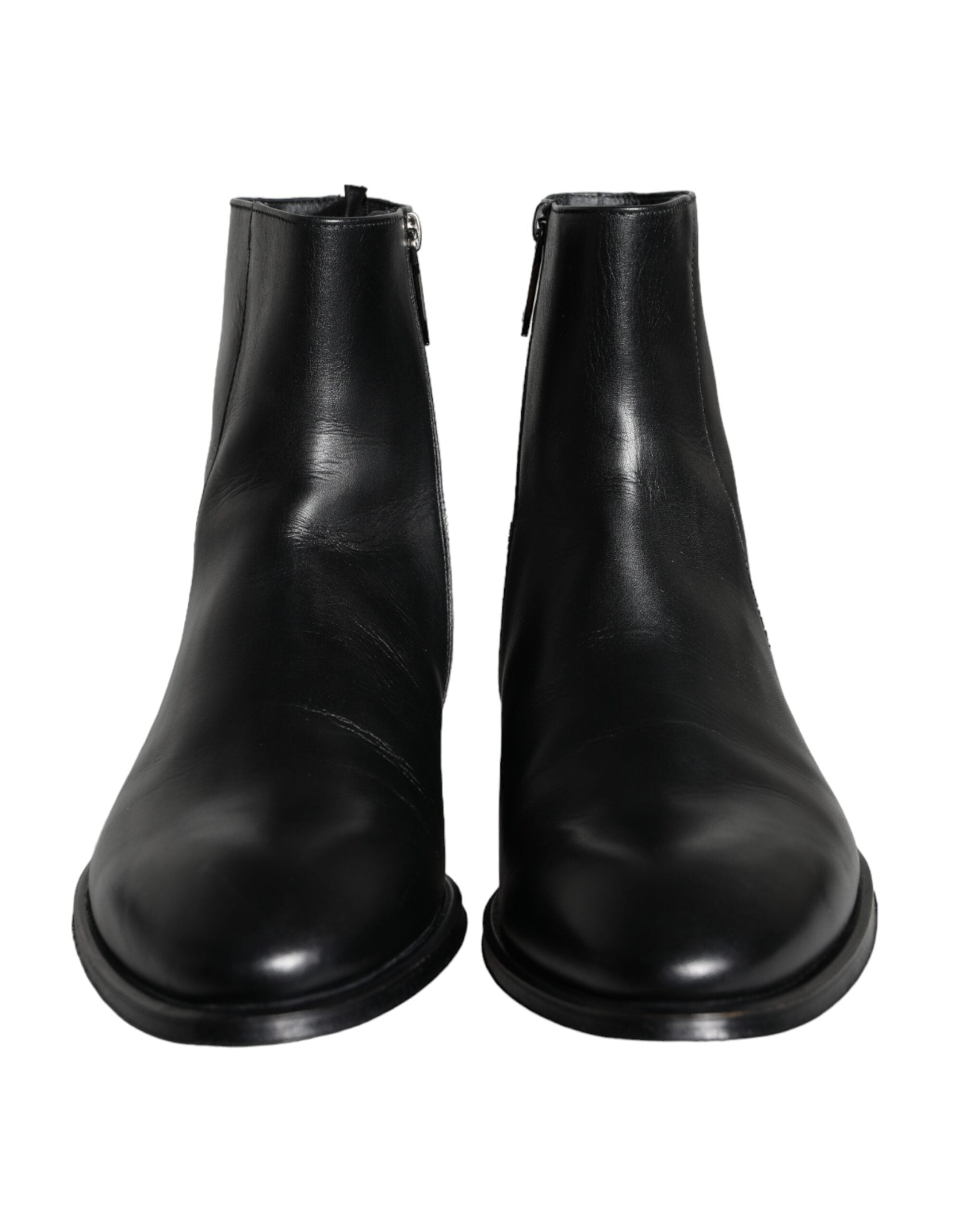 Dolce & Gabbana Black Calf Leather Men Ankle Boots Men Shoes -   -  Dolce & Gabbana. Dolce & Gabbana Black Calf Leather Men Ankle Boots Men Shoes -   -  Dolce & Gabbana.