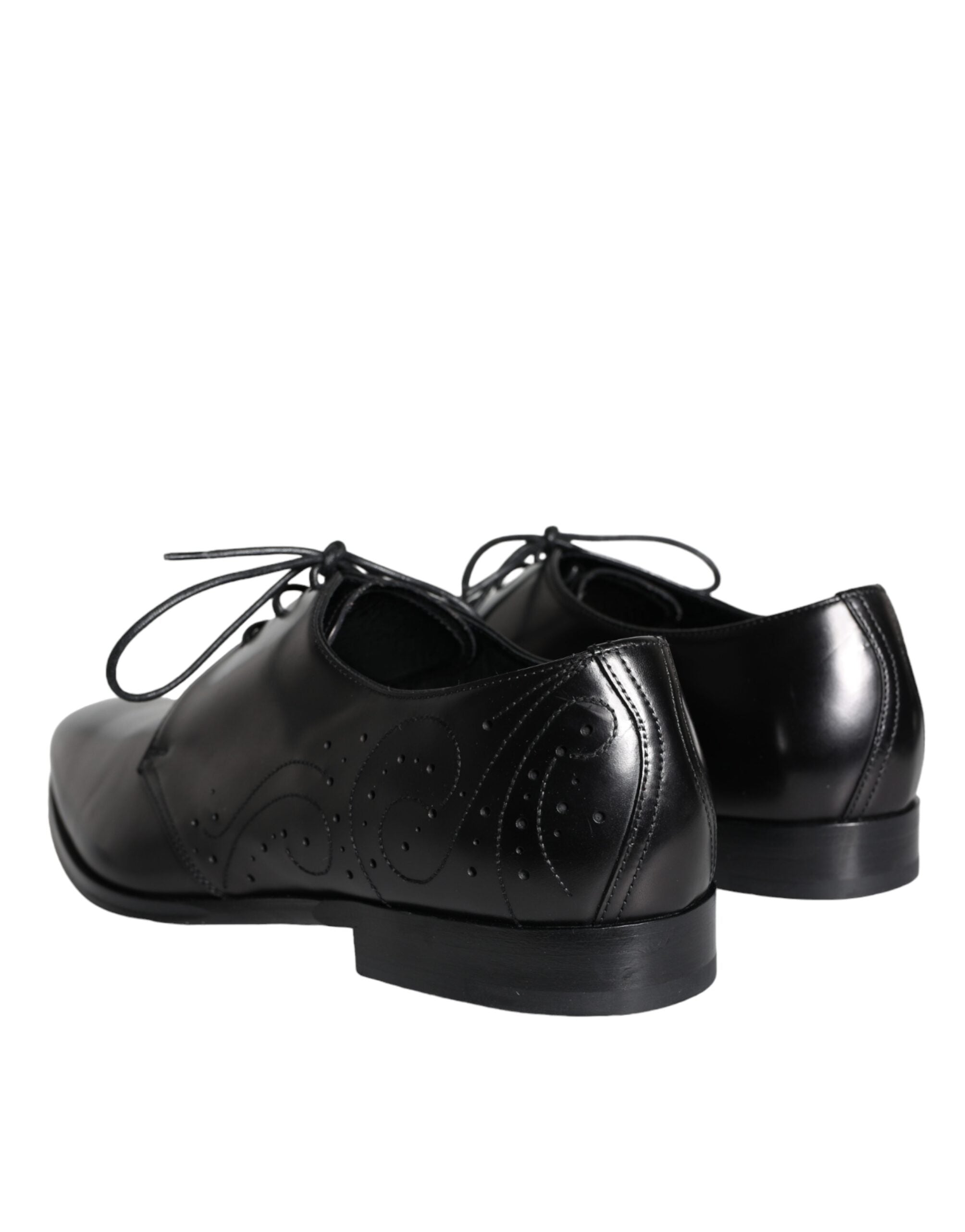 Dolce & Gabbana Black Calfskin Leather Derby Men Dress Shoes -   -  Dolce & Gabbana. Dolce & Gabbana Black Calfskin Leather Derby Men Dress Shoes -   -  Dolce & Gabbana.