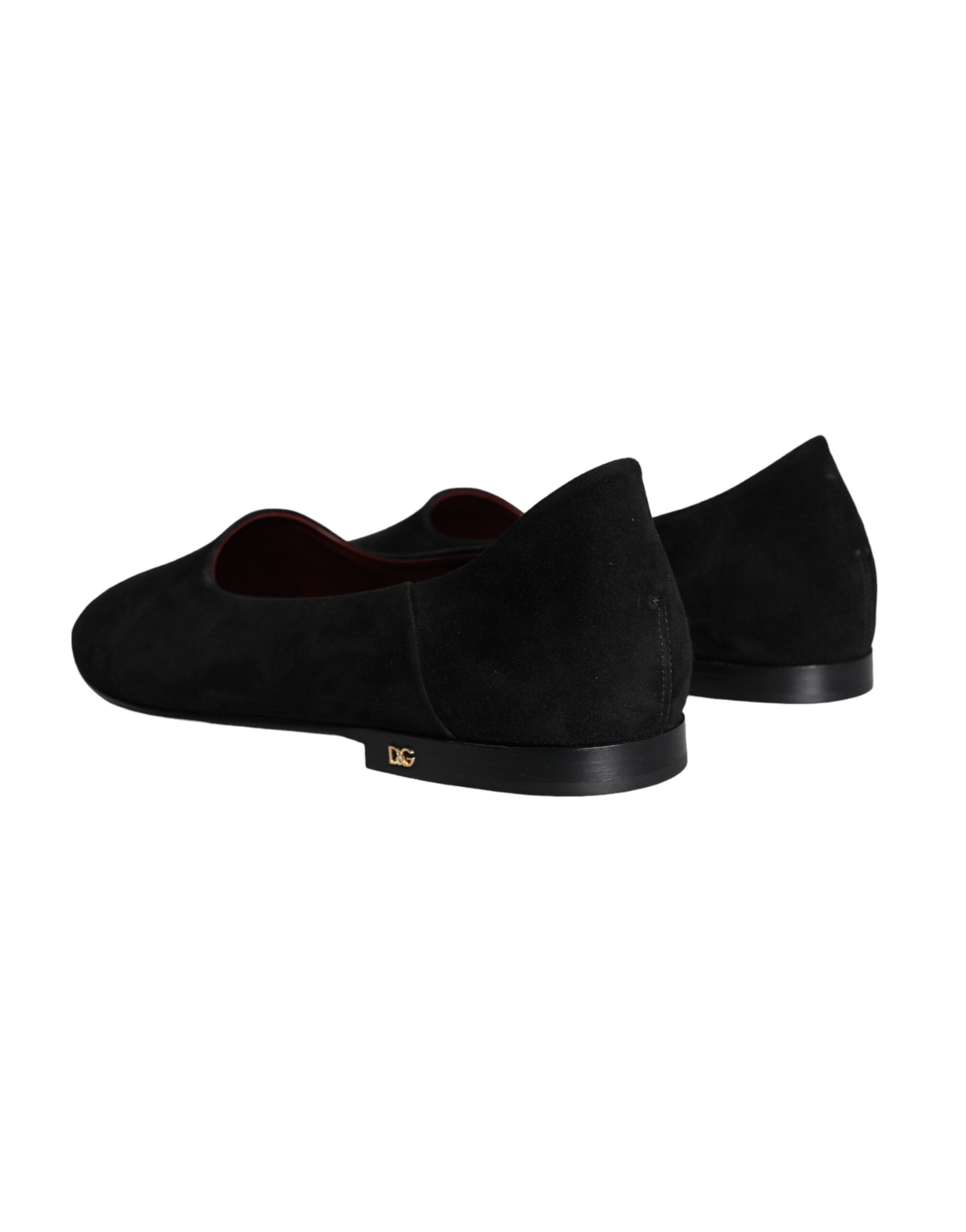 Dolce & Gabbana Black Suede Loafers Formal Slip On Shoes -   -  Dolce & Gabbana. Dolce & Gabbana Black Suede Loafers Formal Slip On Shoes -   -  Dolce & Gabbana.
