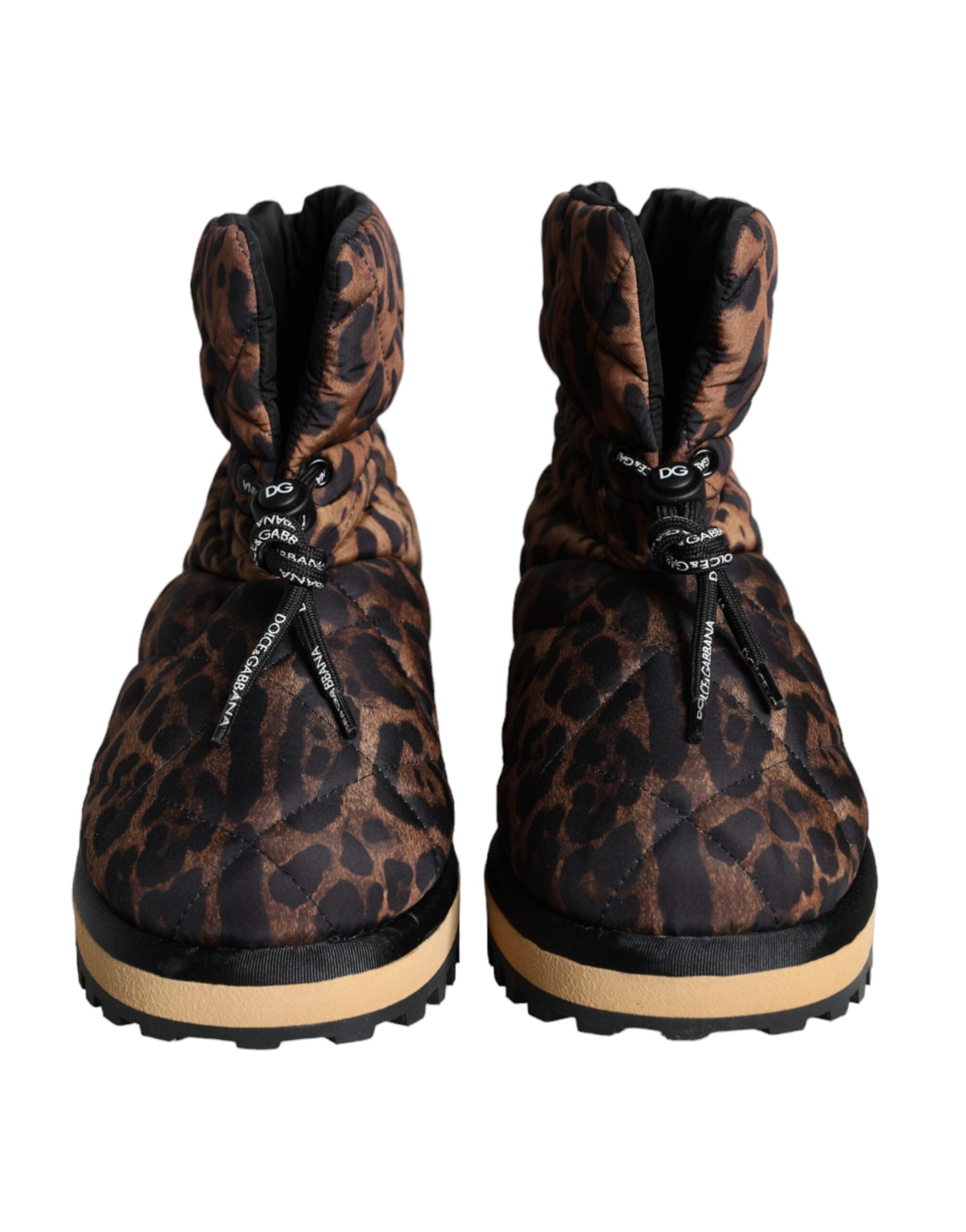 Dolce & Gabbana Brown Leopard Ankle Boots Padded Shoes -   -  Dolce & Gabbana. Dolce & Gabbana Brown Leopard Ankle Boots Padded Shoes -   -  Dolce & Gabbana.