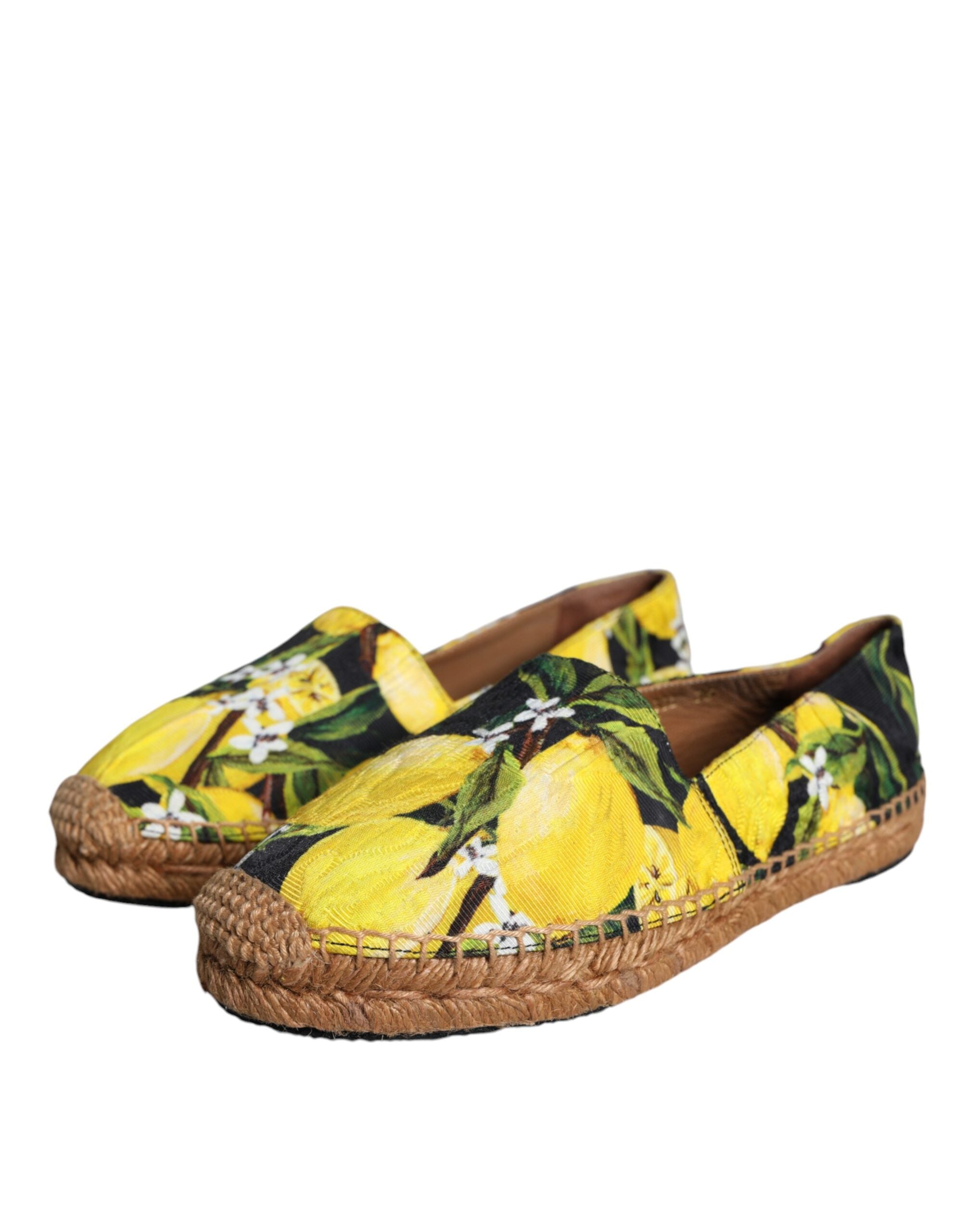 Dolce & Gabbana Multicolor Lemon Slip On Espadrilles Shoes -   -  Dolce & Gabbana. Dolce & Gabbana Multicolor Lemon Slip On Espadrilles Shoes -   -  Dolce & Gabbana.