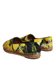 Dolce & Gabbana Multicolor Lemon Slip On Espadrilles Shoes -   -  Dolce & Gabbana.