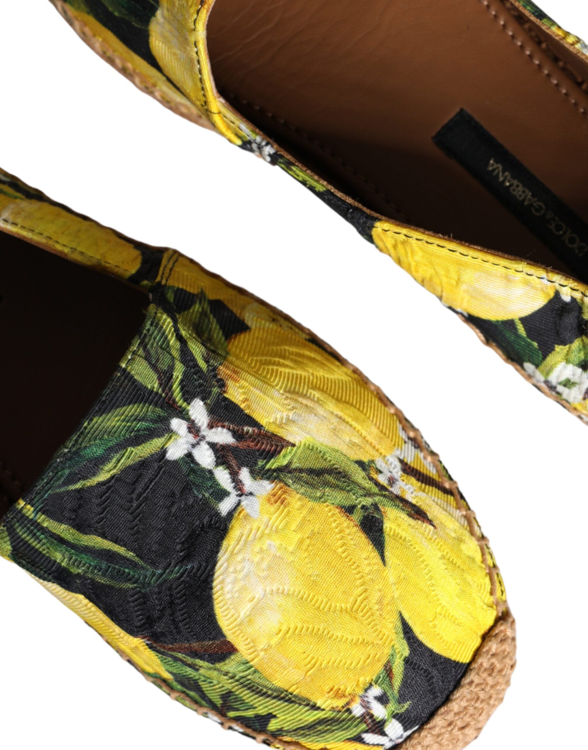 Dolce & Gabbana Multicolor Lemon Slip On Espadrilles Shoes -   -  Dolce & Gabbana. Dolce & Gabbana Multicolor Lemon Slip On Espadrilles Shoes -   -  Dolce & Gabbana.
