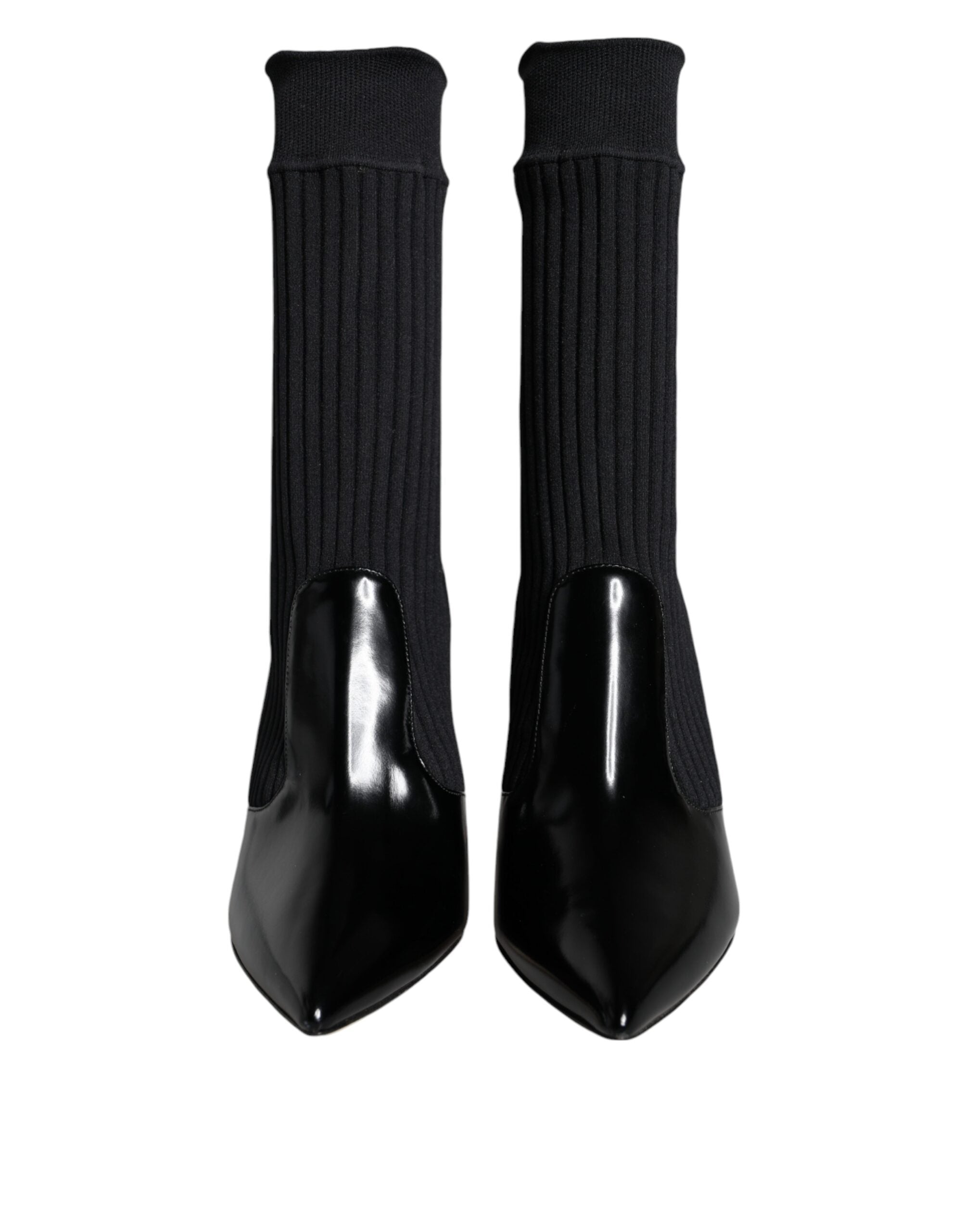 Dolce & Gabbana Black Stretch Stilettos Booties Socks Shoes -   -  Dolce & Gabbana. Dolce & Gabbana Black Stretch Stilettos Booties Socks Shoes -   -  Dolce & Gabbana.