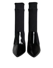 Dolce & Gabbana Black Stretch Stilettos Booties Socks Shoes -   -  Dolce & Gabbana.