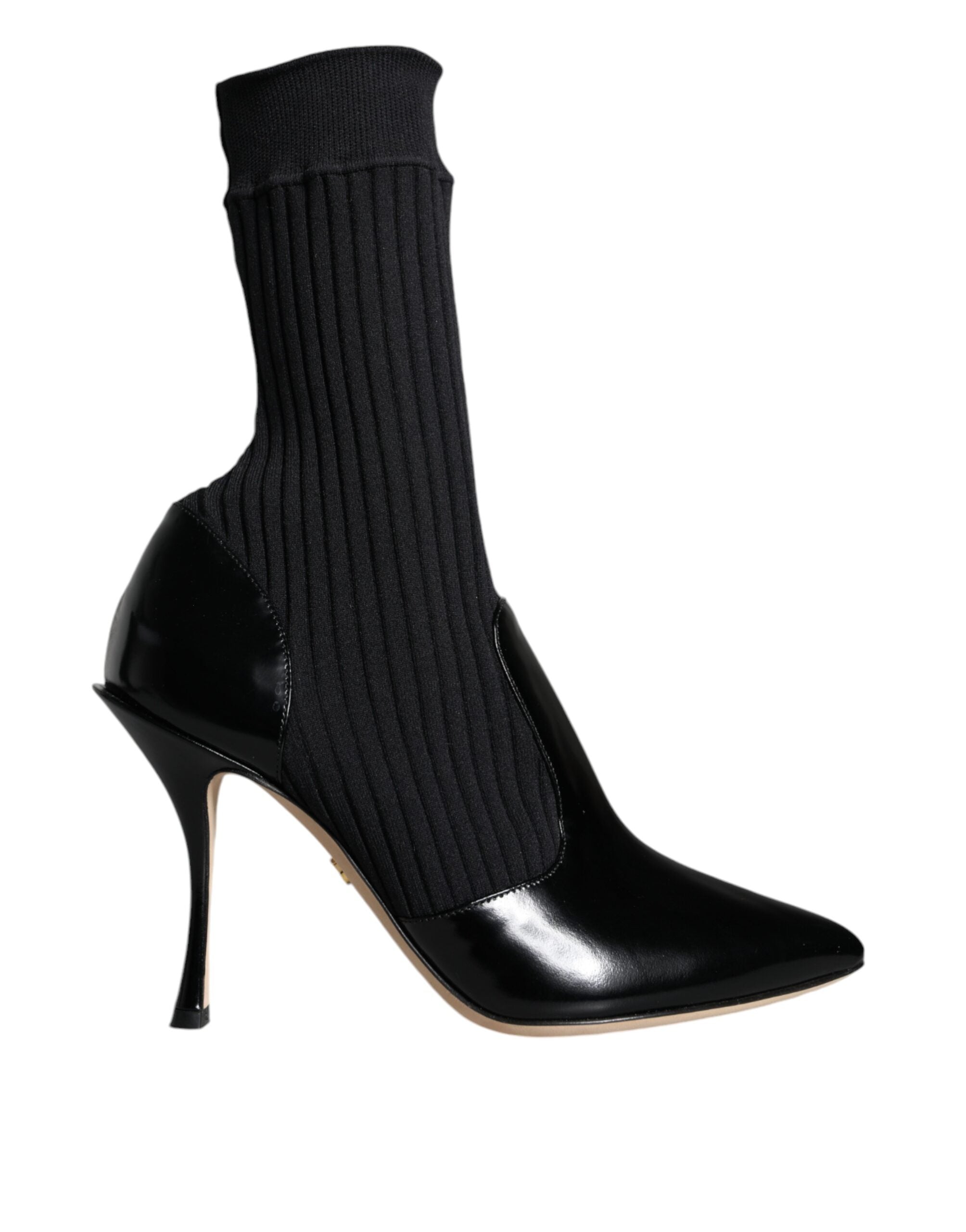 Dolce & Gabbana Black Stretch Stilettos Booties Socks Shoes -   -  Dolce & Gabbana.