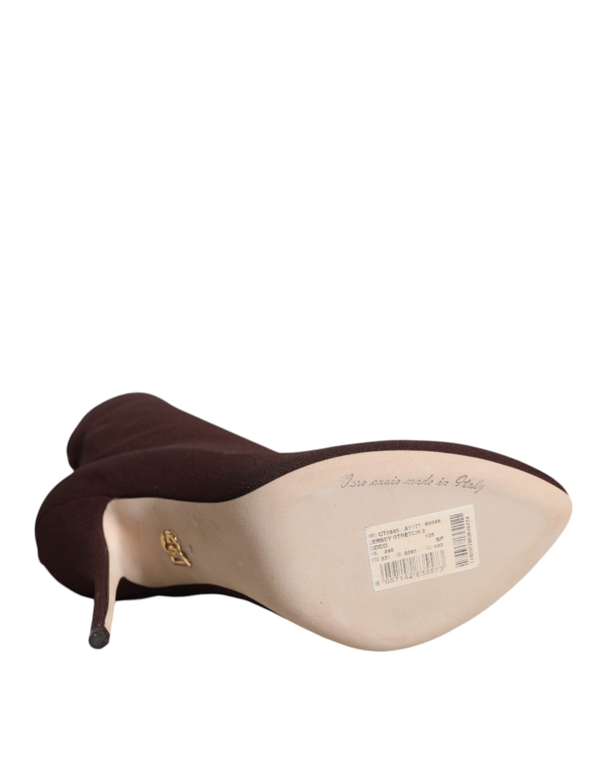 Dolce & Gabbana Brown Stiletto Heels Socks Ankle Boots Shoes -   -  Dolce & Gabbana. Dolce & Gabbana Brown Stiletto Heels Socks Ankle Boots Shoes -   -  Dolce & Gabbana.