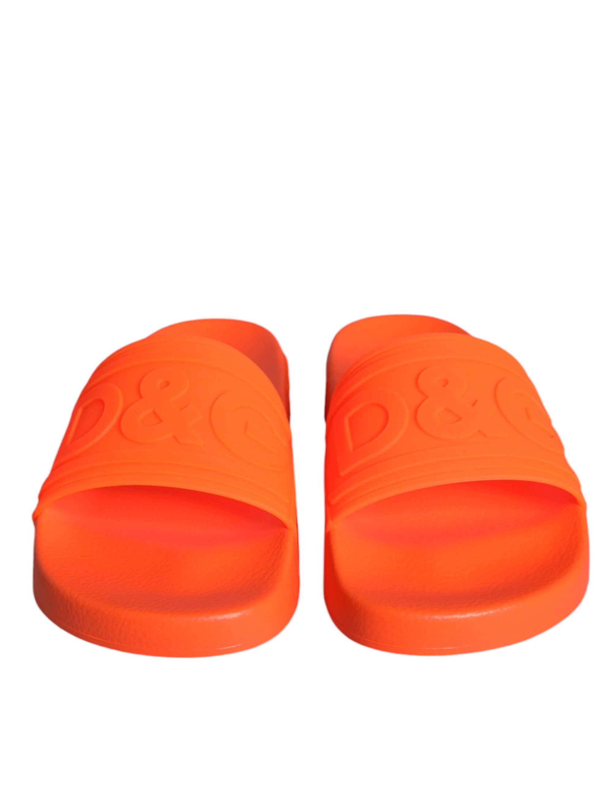 Dolce & Gabbana Orange Rubber Slides Sandals Beachwear Shoes -   -  Dolce & Gabbana. Dolce & Gabbana Orange Rubber Slides Sandals Beachwear Shoes -   -  Dolce & Gabbana.