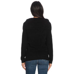 Yes Zee Black Viscose Sweater -   -  Yes Zee.