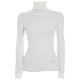 Yes Zee White Viscose Sweater -   -  Yes Zee.