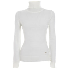 Yes Zee White Viscose Sweater -   -  Yes Zee.