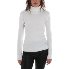 Yes Zee White Viscose Sweater -   -  Yes Zee.