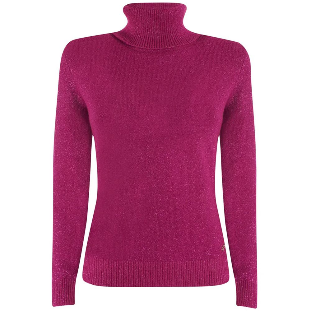 Yes Zee Fuchsia Viscose Sweater -   -  Yes Zee.