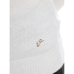 Yes Zee White Viscose Sweater -   -  Yes Zee.