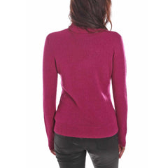 Yes Zee Fuchsia Viscose Sweater -   -  Yes Zee.