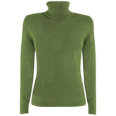 Yes Zee Green Viscose Sweater -   -  Yes Zee.