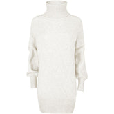 Yes Zee White Marabou Women Dress -   -  Yes Zee.