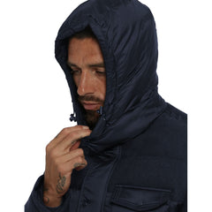 Yes Zee Blue Polyester Jacket -   -  Yes Zee.