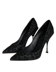Dolce & Gabbana Black Leopard Lurex High Heels Pumps Shoes -   -  Dolce & Gabbana.