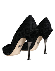 Dolce & Gabbana Black Leopard Lurex High Heels Pumps Shoes -   -  Dolce & Gabbana.