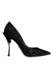 Dolce & Gabbana Black Leopard Lurex High Heels Pumps Shoes -   -  Dolce & Gabbana.