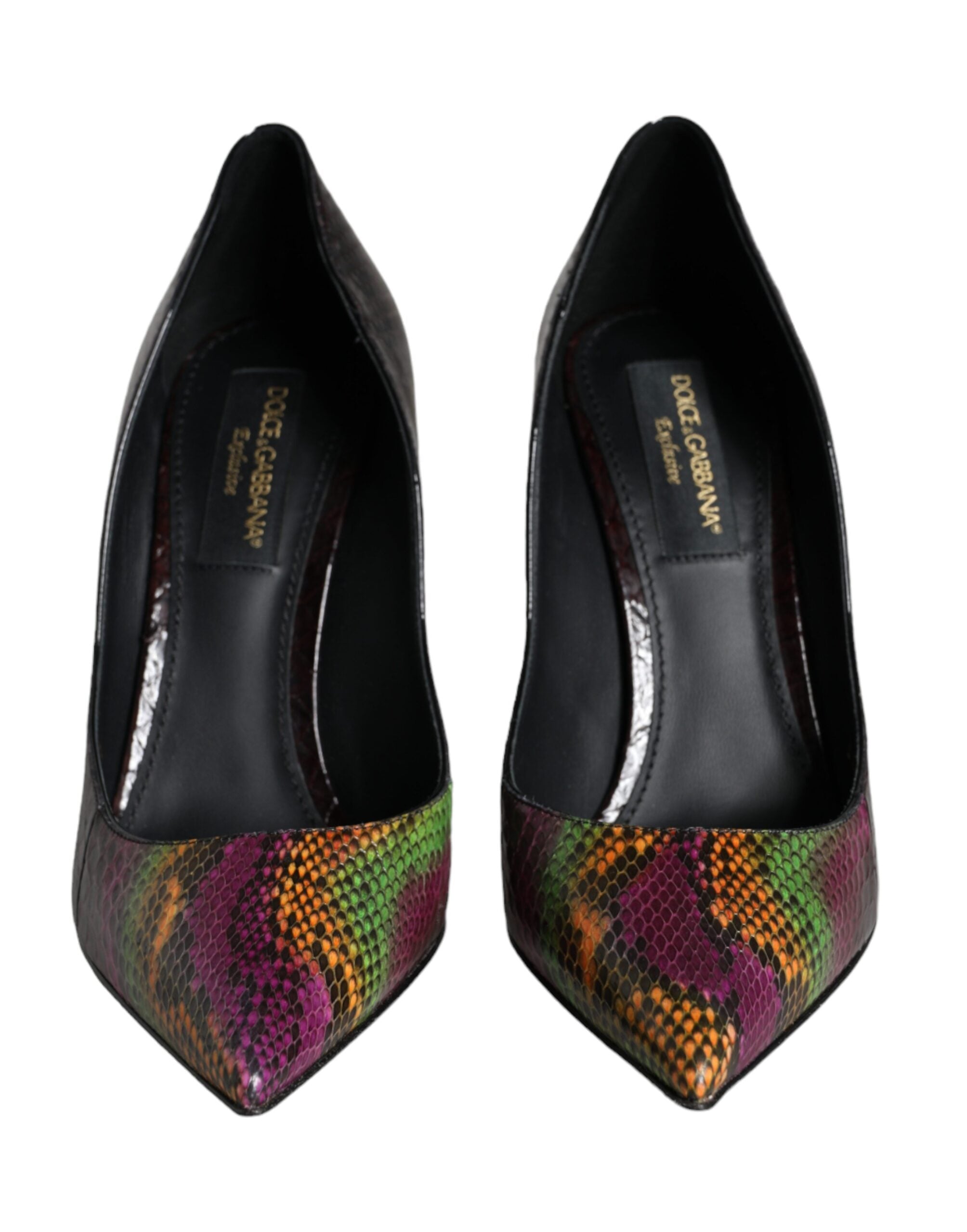 Dolce & Gabbana Multicolor Exotic Leather Heels Pumps Shoes -   -  Dolce & Gabbana. Dolce & Gabbana Multicolor Exotic Leather Heels Pumps Shoes -   -  Dolce & Gabbana.