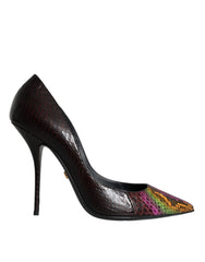 Dolce & Gabbana Multicolor Exotic Leather Heels Pumps Shoes -   -  Dolce & Gabbana.