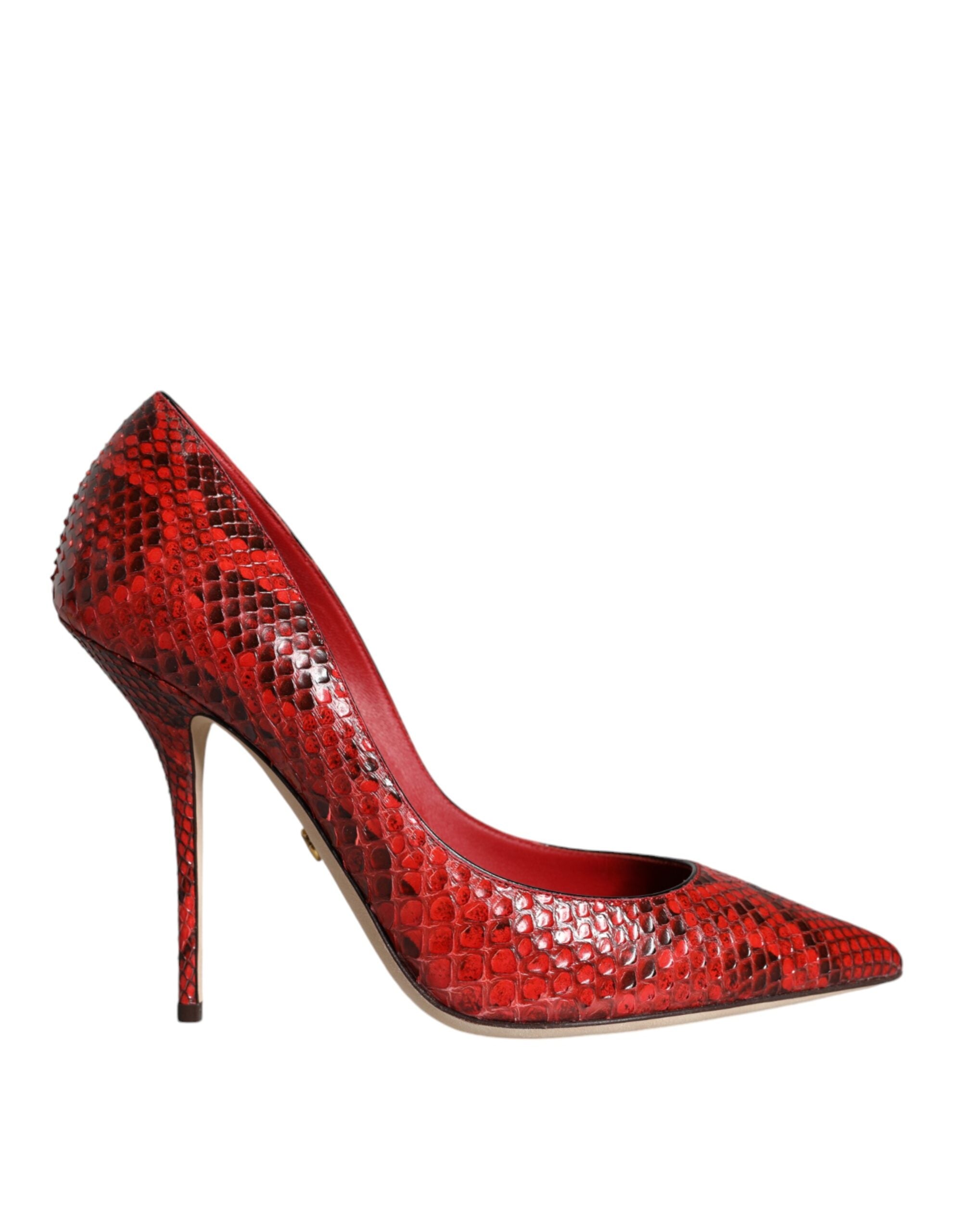 Dolce & Gabbana Red Leather Stiletto High Heels Pumps Shoes -   -  Dolce & Gabbana.