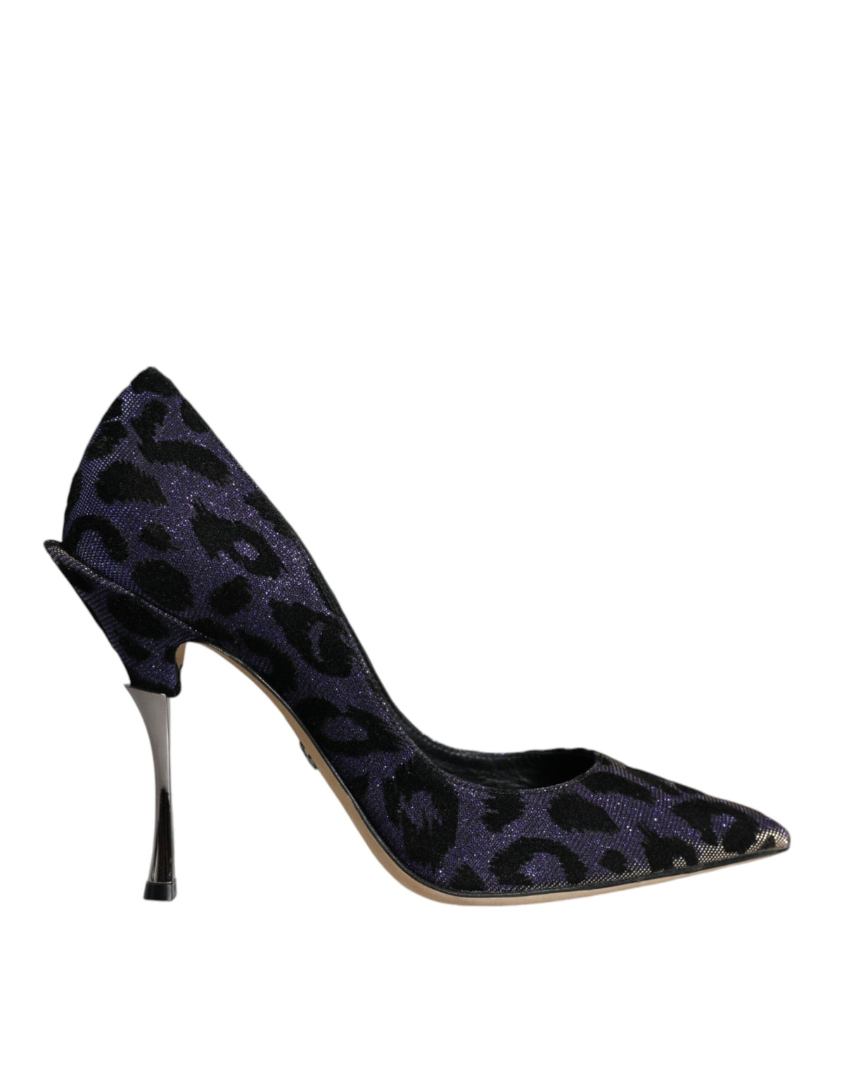 Dolce & Gabbana Violet Leopard Lurex High Heels Pumps Shoes -   -  Dolce & Gabbana.