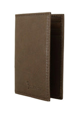 Billionaire Italian Couture Brown Leather Bifold Wallet -  Leather Wallet for Men -  Billionaire Italian Couture.