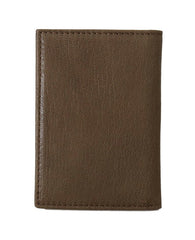Billionaire Italian Couture Brown Leather Bifold Wallet -  Leather Wallet for Men -  Billionaire Italian Couture.
